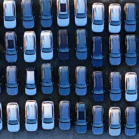 cars in lot