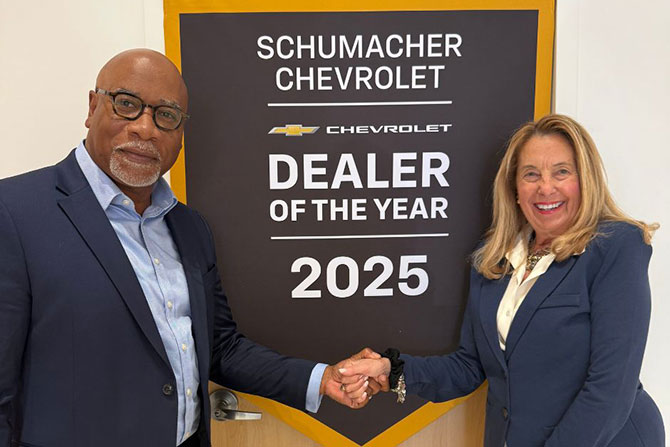 Schumacher Chevy - Doty - Dealer of the Year