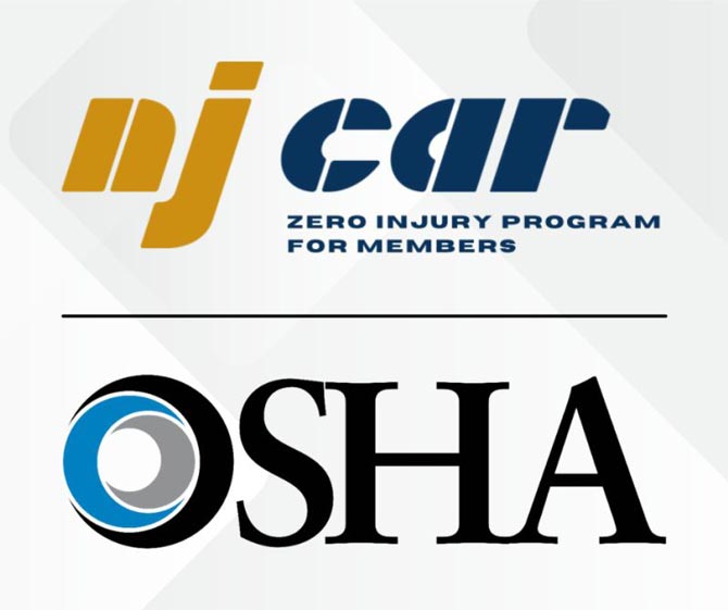 NJ CAR Logo and OSHA Logo
