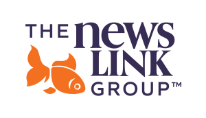 newsLink 2025 logo vertical_Orange and Purple